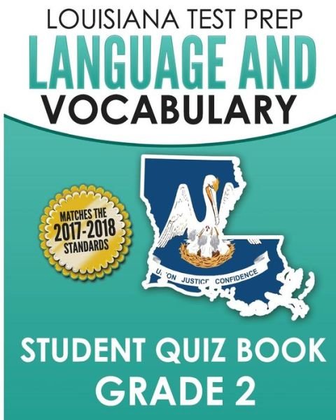 Cover for Test Master Press Louisiana · Louisiana Test Prep Language &amp; Vocabulary Student Quiz Book Grade 2 (Paperback Book) (2016)