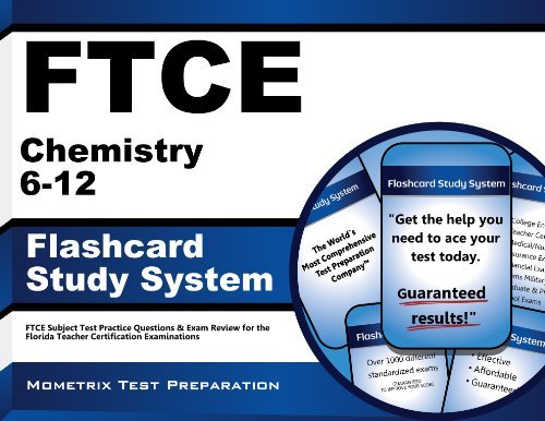 Cover for Ftce Exam Secrets Test Prep Team · Ftce Chemistry 6-12 Flashcard Study System: Ftce Test Practice Questions &amp; Exam Review for the Florida Teacher Certification Examinations (Cards) (Pocketbok) [Flc Crds edition] (2023)