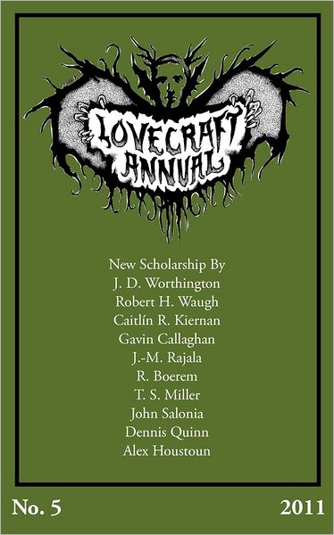 Lovecraft Annual No. 5 - S T Joshi - Livres - Hippocampus Press - 9781614980100 - 20 août 2011