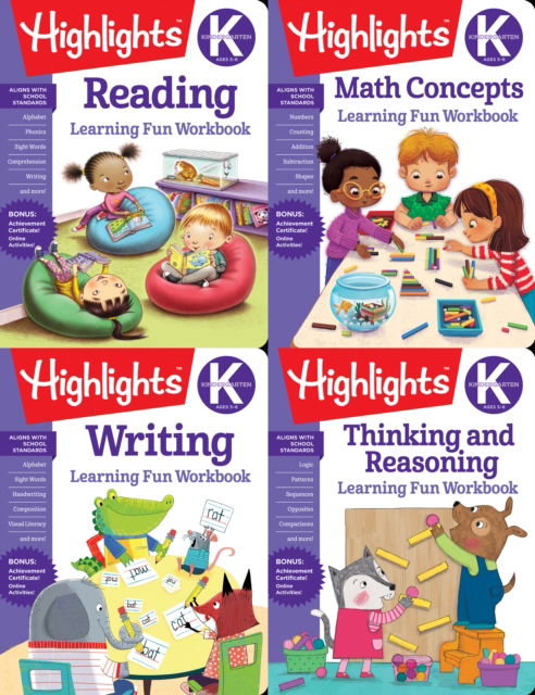 Highlights Kindergarten Learning Workbook Pack - Highlights Learning Fun Workbooks - Highlights Learning - Books - Astra Publishing House - 9781644721100 - April 25, 2019