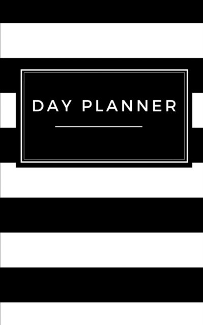 Cover for Toqeph · Day Planner - Planning My Day - White Black Strips Cover (Paperback Bog) (2020)