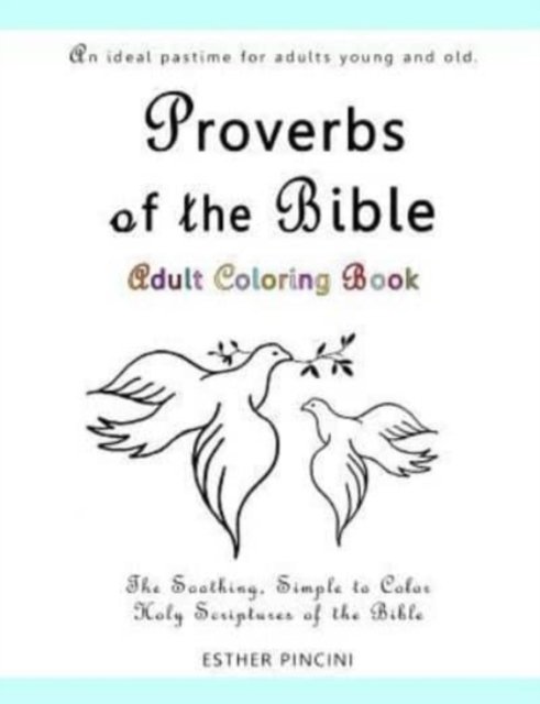 Cover for Esther Pincini · Proverbs of the Bible Adult Coloring Book (Paperback Book) (2018)