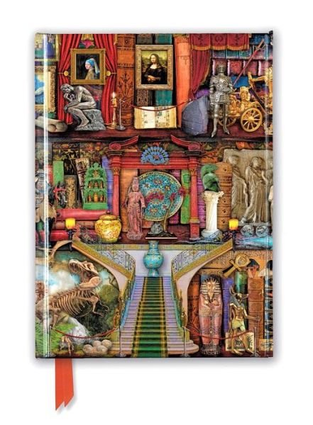 Cover for Aimee Stewart: Museum Bookshelves (Foiled Journal) - Flame Tree Notebooks (Schreibwaren) [New edition] (2018)