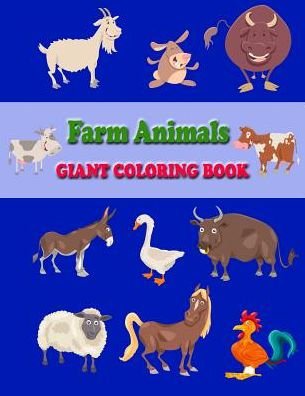 Cover for Rebecca Jones · Farm Animals Giant Coloring Book (Paperback Book) (2019)