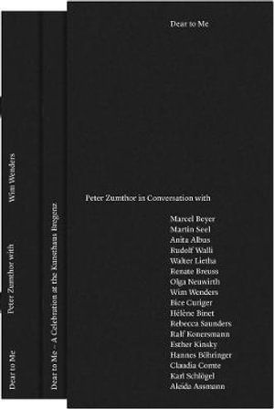 Cover for Dear to Me: Peter Zumthor in Conversation (Paperback Book) (2021)