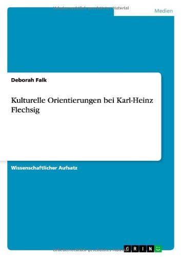 Kulturelle Orientierungen bei Karl - Falk - Livres - Grin Verlag - 9783656443100 - 27 septembre 2013