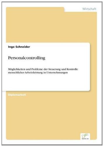 Cover for Ingo Schneider · Personalcontrolling (Paperback Book) [German edition] (2000)