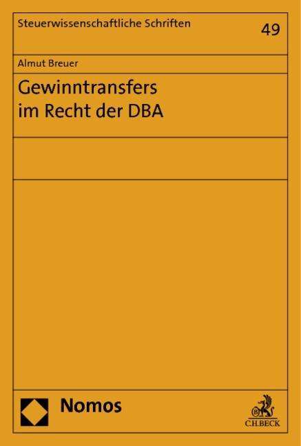 Cover for Breuer · Gewinntransfers im Recht der DBA (Book) (2014)