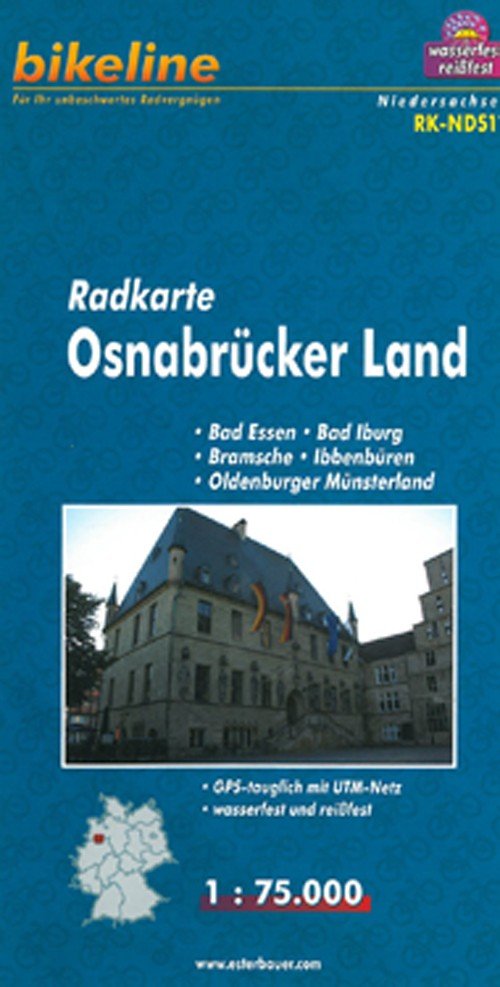 Cover for Esterbauer · Osnabrücker Land, Bikeline Radkarte (Book) [1º edição] (2011)