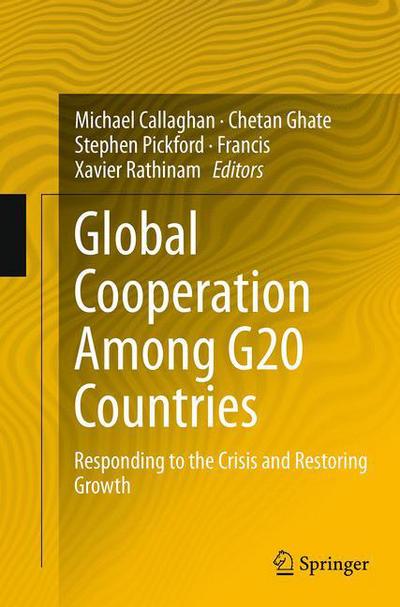 Global Cooperation Among G20 Countries: Responding to the Crisis and Restoring Growth - - Books - Springer, India, Private Ltd - 9788132229100 - August 27, 2016