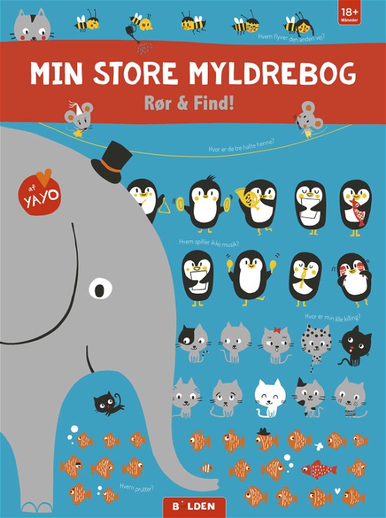Cover for Yayo · Rør og find: Min store myldrebog - Rør &amp; find! (Papbog) [1. udgave] (2020)
