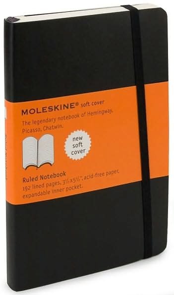Moleskine Soft Cover Pocket Ruled Notebook Black - Moleskine Classic - Moleskine - Bøker - Moleskine srl - 9788883707100 - 1. september 2007