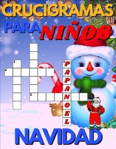 Cover for Lapiz Papel Listos · Crucigramas Para Ninos De Navidad (Pocketbok) (2020)