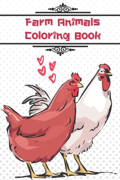 Cover for Kasidit Wannurak · Farm Animals Coloring Book (Pocketbok) (2020)