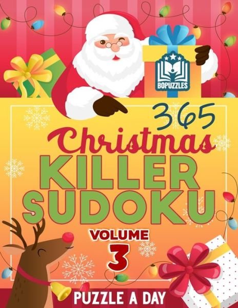 Cover for Bopuzzles · 365 Christmas Killer Sudoku Puzzle a Day Volume 3 (Taschenbuch) (2020)