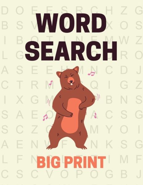 Cover for Getelan Journals · Big Print Word Search (Paperback Book) (2020)