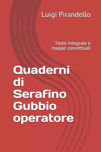 Cover for Luigi Pirandello · Quaderni di Serafino Gubbio operatore (Paperback Book) (2020)