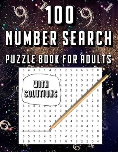 Home Press · 100 Number Search Puzzle Book For Adults (Paperback Book) (2020)