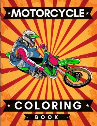 Cover for Bario's Art Publishing · Motorcycle Coloring Book (Paperback Book) (2020)