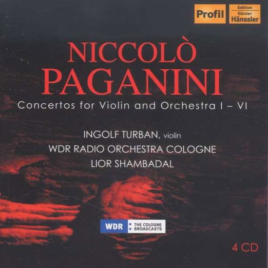 Cons 1-6 for Vln & Orch - Paganini / Ingolf Turban - Musik - PROFIL - 0881488140101 - 9 september 2014