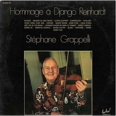Cover for Stephane Grappelli  · Hommage A Django Reinjardt (LP)