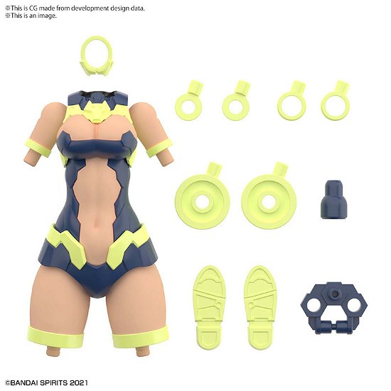 Cover for 30 Minutes Mission: Bandai · 30MS - Option Body Parts Type G02 (Color C) - Mode (Leksaker)