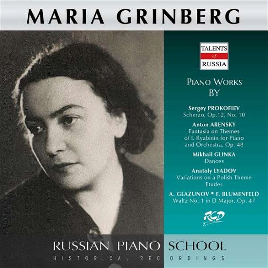Cover for Grinberg Maria · Ussr State Radioinformation Symphony Orchestra - Gorchakov - Piano Works By Prokofiev - Arensky - Glinka - Lyadov And Glazunov (CD)
