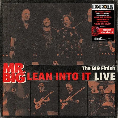 Cover for Mr. Big · Lean into It Live (LP) [RSD 2024 Splatter edition] (2024)