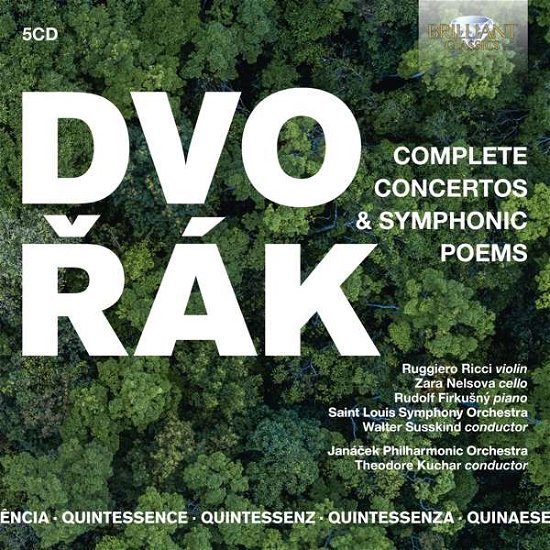 Concertos & Symphonic Poems - Dvorak / Ricci / Kuchar - Music - BRILLIANT CLASSICS - 5028421961101 - February 7, 2020