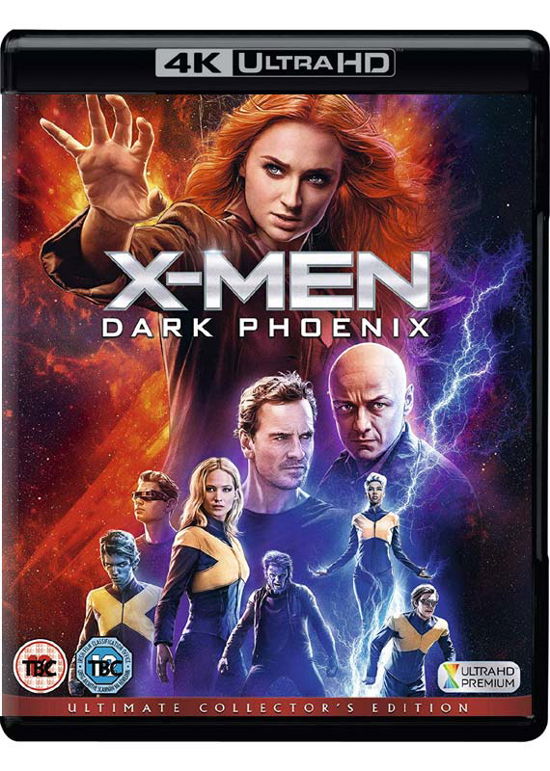 Cover for X-Men - Dark Phoenix (4K Blu-ray) · X-Men - Dark Phoenix (4K Ultra HD) (2019)