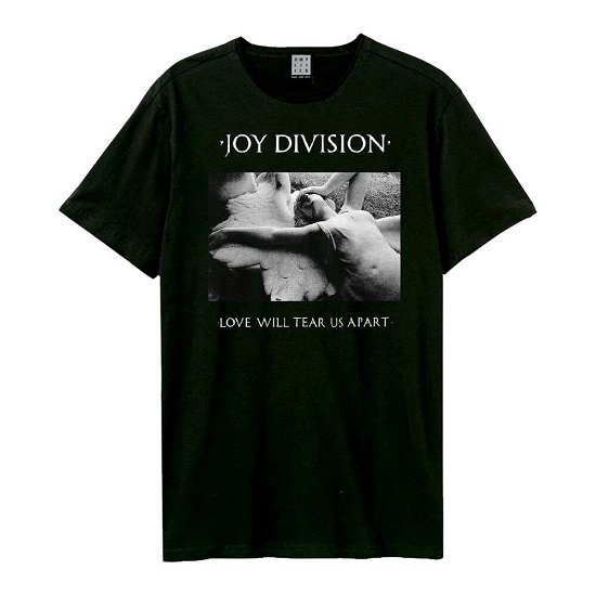 Joy Division - Love Will Tear Us Apart Amplified Large Vintage Black T Shirt - Joy Division - Koopwaar - AMPLIFIED - 5054488688101 - 