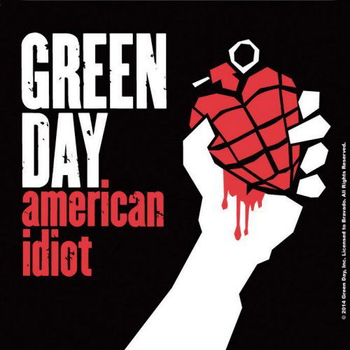 Green Day Single Cork Coaster: American Idiot - Green Day - Merchandise - Unlicensed - 5055295384101 - 18. november 2016