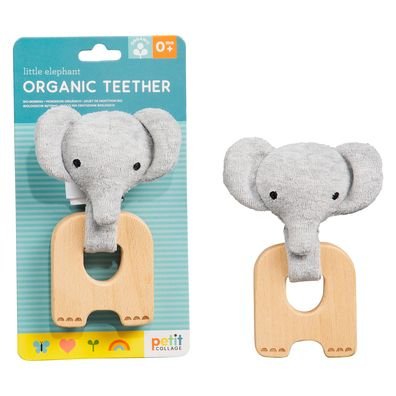Little Elephant Organic Teether - Petit Collage - Boeken -  - 5055923779101 - 4 februari 2020