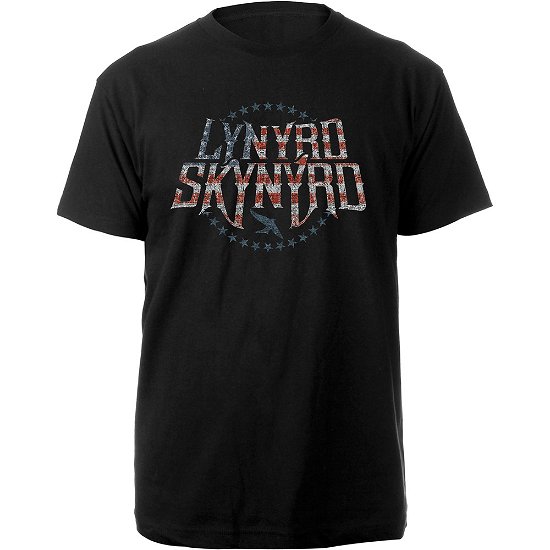 Lynyrd Skynyrd Unisex T-Shirt: Stars & Stripes - Lynyrd Skynyrd - Mercancía -  - 5056012021101 - 