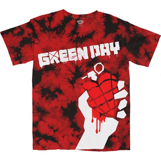 Green Day Unisex T-Shirt: American Idiot (Wash Collection) - Green Day - Koopwaar -  - 5056561073101 - 