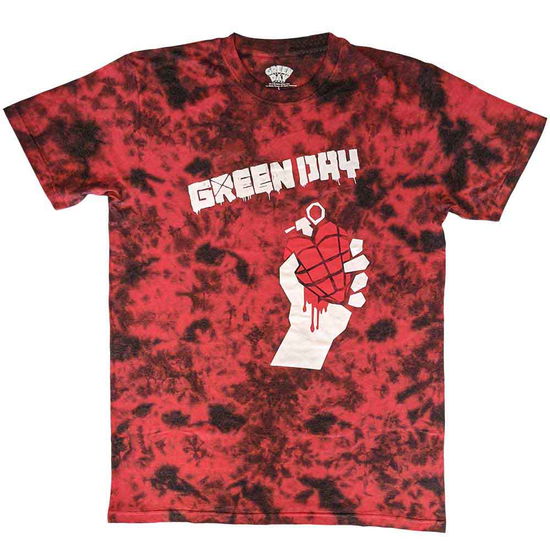 Green Day Unisex T-Shirt: American Idiot (Wash Collection) - Green Day - Merchandise -  - 5056561073101 - 