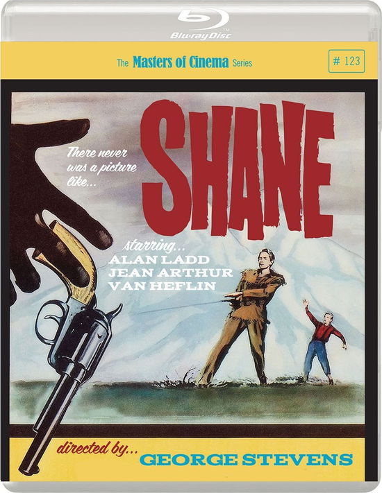 Cover for SHANE Masters of Cinema STANDARD EDITION BLURAY · Shane (Blu-Ray) (2016)