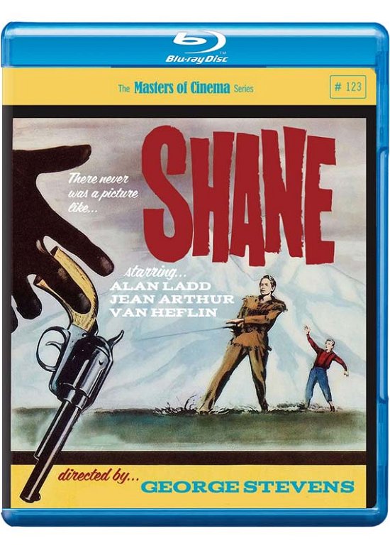 Cover for SHANE Masters of Cinema STANDARD EDITION BLURAY · Shane (Blu-ray) (2016)