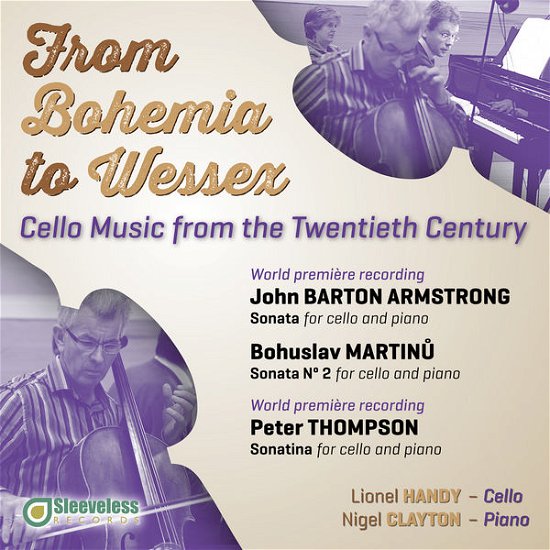 Cover for Armstrong / Handy / Clayton · From Bohemia to Wessex: Cello Music from the 20th (CD) (2014)