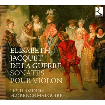Cover for Jacquet De La Guerre / Dominos / Malgoire · Sonatas for Violin and Basso Continuo (CD) [Digipak] (2011)