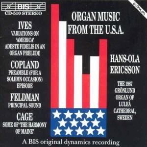 Cover for Organ Music from the U.s.a. / Various (CD) (1994)