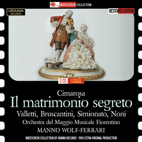 Il Matrimonio Segreto - Cimarosa / Valletti,cesare / Simionato,giulietta - Musikk - URA - 8051776572101 - 6. januar 2015