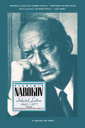 Cover for Vladimir Nabokov · Vladimir Nabokov: Selected Letters 1940-1977 (Taschenbuch) (1990)