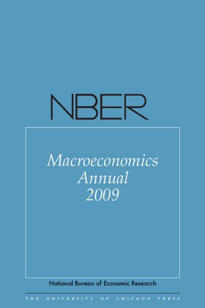 Cover for Daron Acemoglu · NBER Macroeconomics Annual 2009 (Taschenbuch) [2009 edition] (2010)