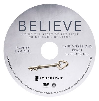 Believe Adult Video Study: Living the Story of the Bible to Become Like Jesus - Randy Frazee - Movies - Zondervan - 9780310826101 - July 30, 2015