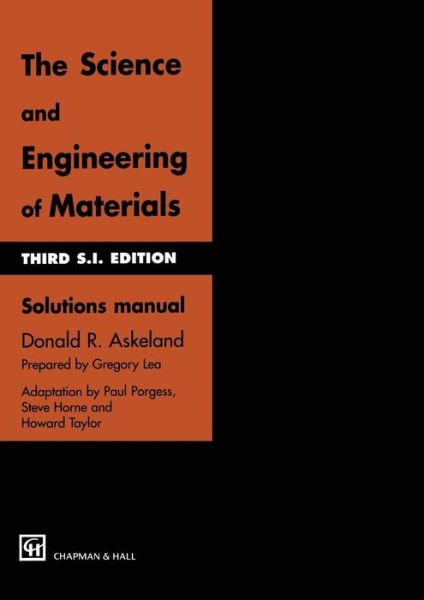 Donald R. Askeland · The Science and Engineering of Materials: Solutions manual (Paperback Book) [3rd ed. 1996 edition] (1996)