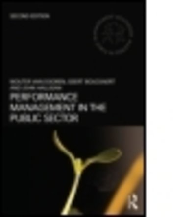 Cover for Wouter Van Dooren · Performance Management in the Public Sector - Routledge Masters in Public Management (Paperback Book) (2015)