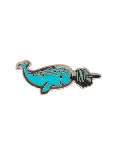 Cover for Out of Print · Read Like a Narwhal Enamel Pin (MERCH) (2018)