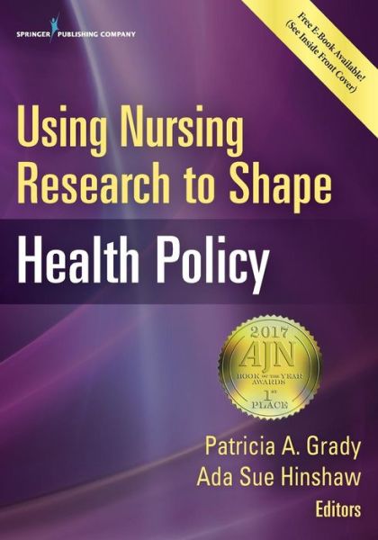 Cover for Using Nursing Research to Shape Health Policy (Paperback Book) (2017)