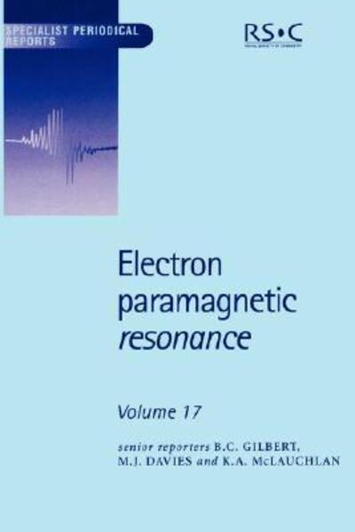 Cover for Royal Society of Chemistry · Electron Paramagnetic Resonance: Volume 17 - Specialist Periodical Reports (Inbunden Bok) (2000)